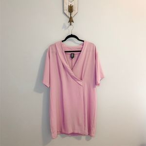 Lilac Bobeau Loose V Neck Dress Size M